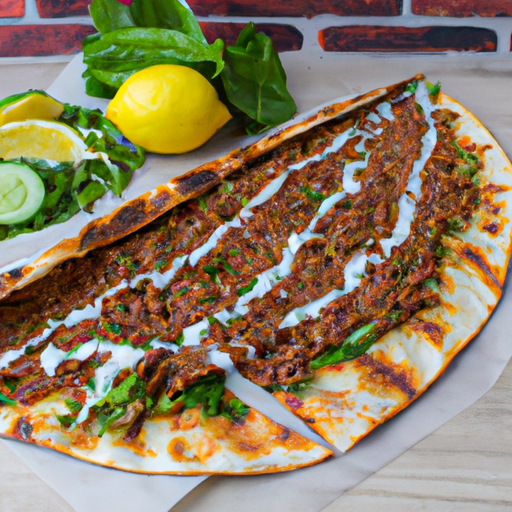 Lahmacun mit Käse